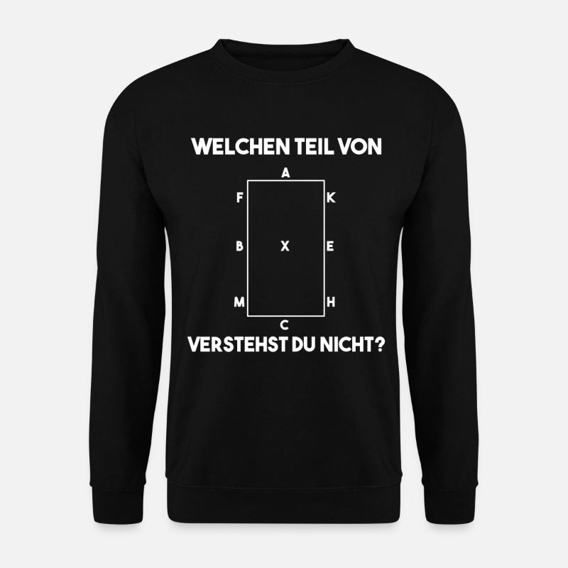 Reiten Reitlehrerin lustiger Spruch zu Bahnpunkten - Unisex Pullover - Schwarz