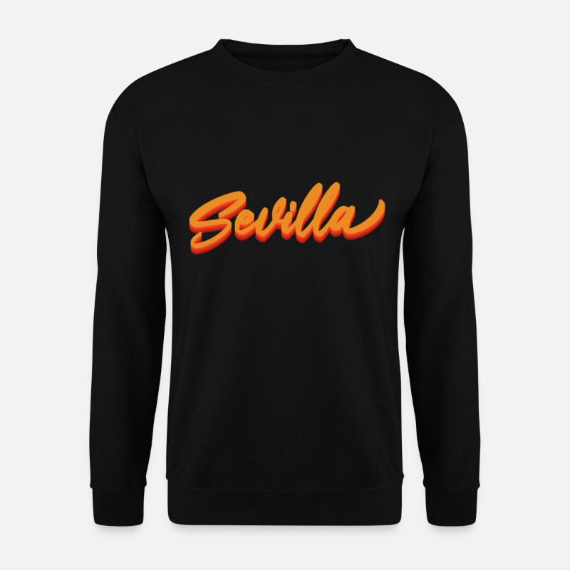 Sevilla Gradient Script Logo - Unisex Pullover - Schwarz
