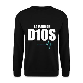 La main de Dieu 10 Argentina - Sweat-shirt Unisexe - noir - Devant - Alina (178cm) & Michal (187cm)