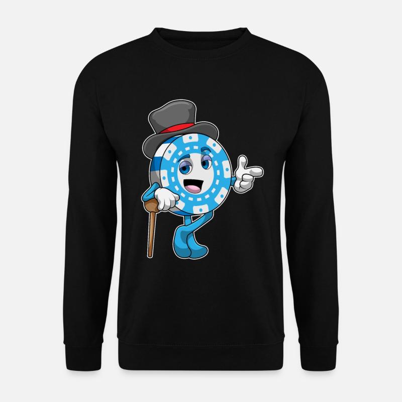 Poker Poker Chips - Unisex Sweatshirt - black