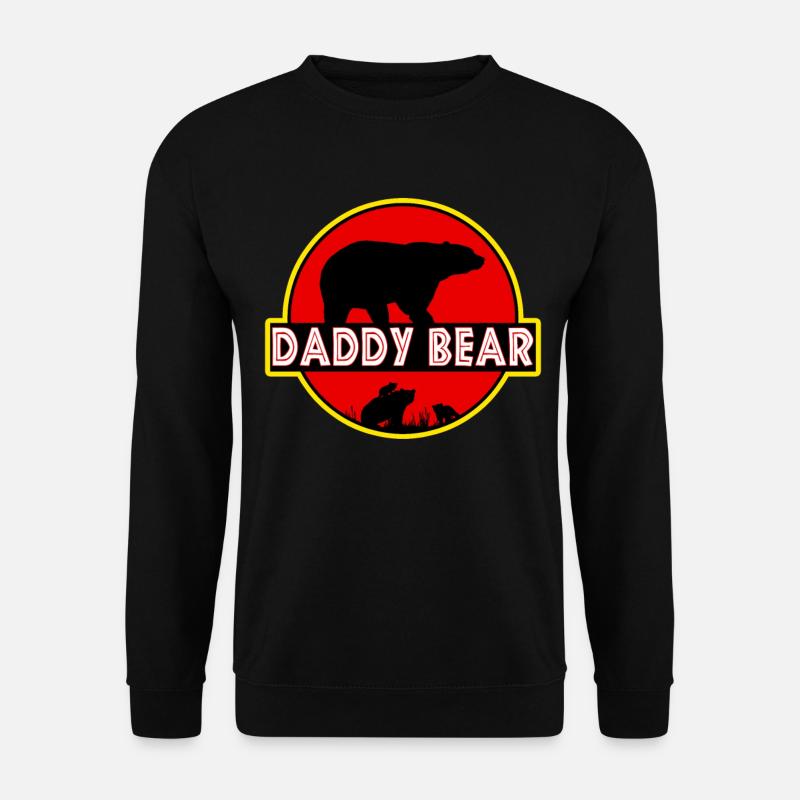 daddy bear - Unisex Sweatshirt - black