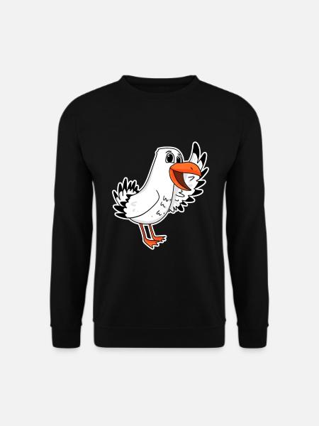 Mouette mer - Sweat-shirt Unisexe - noir