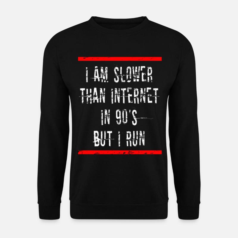 Slow Runner Running Run Gift - Unisex Sweatshirt - black