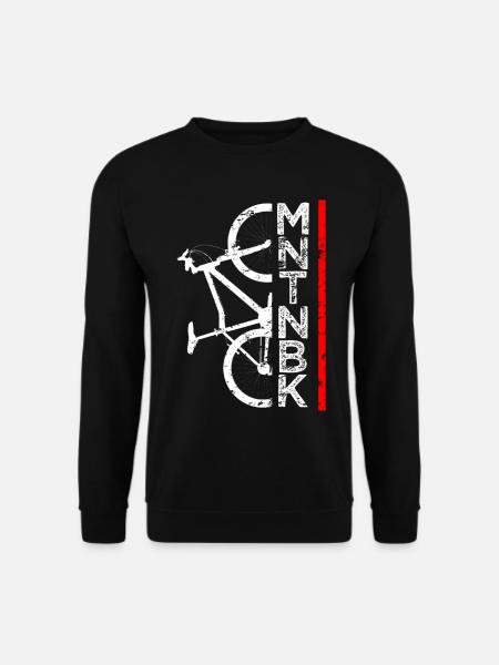 Bicycle mountain bike gift idea - Unisex Sweatshirt - black