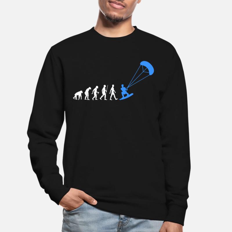 Kitesurfer Evolution Kitesurfing Evolution Unisex Sweatshirt