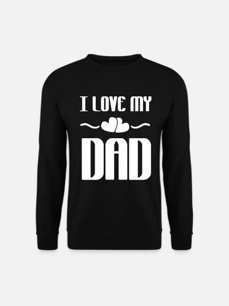 J'aime mon père - Sweat-shirt Unisexe - noir