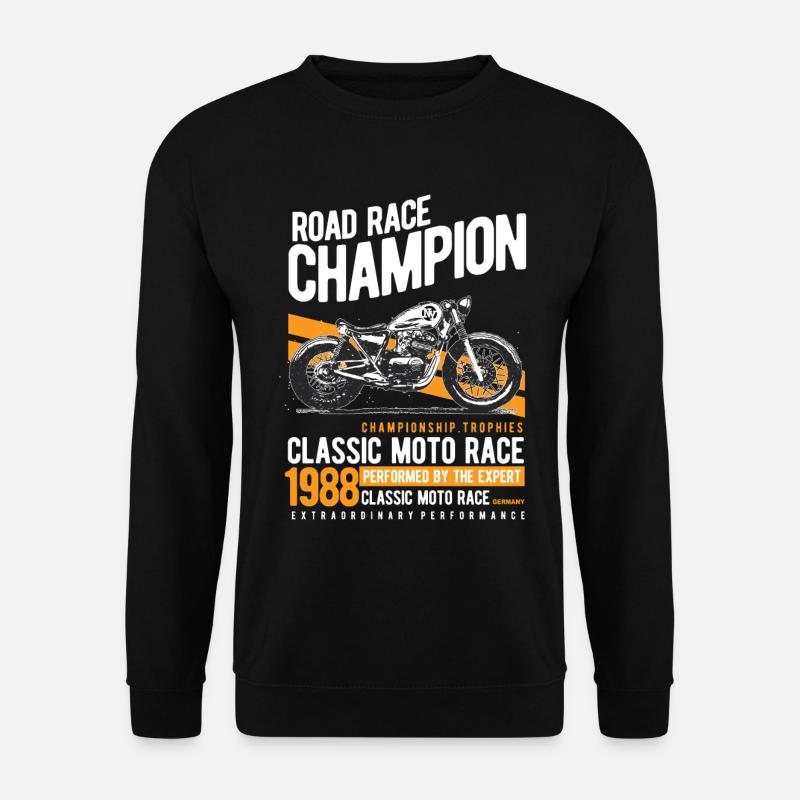 Road Race Champion 1988 Moto Tee - Unisex Pullover - Schwarz