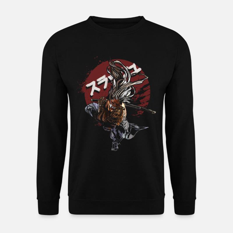 Samurai Katana Warrior – Rising Sun Anime - Unisex Sweatshirt - black