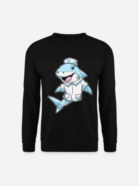 Hai Krankenschwester  - Unisex Pullover - Schwarz