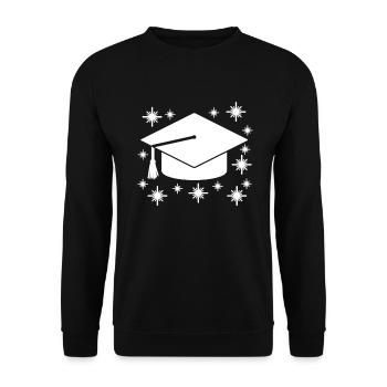 Diplôme de fin d’études - Sweat-shirt Unisexe - noir - Devant - Alina (178cm) & Michal (187cm)
