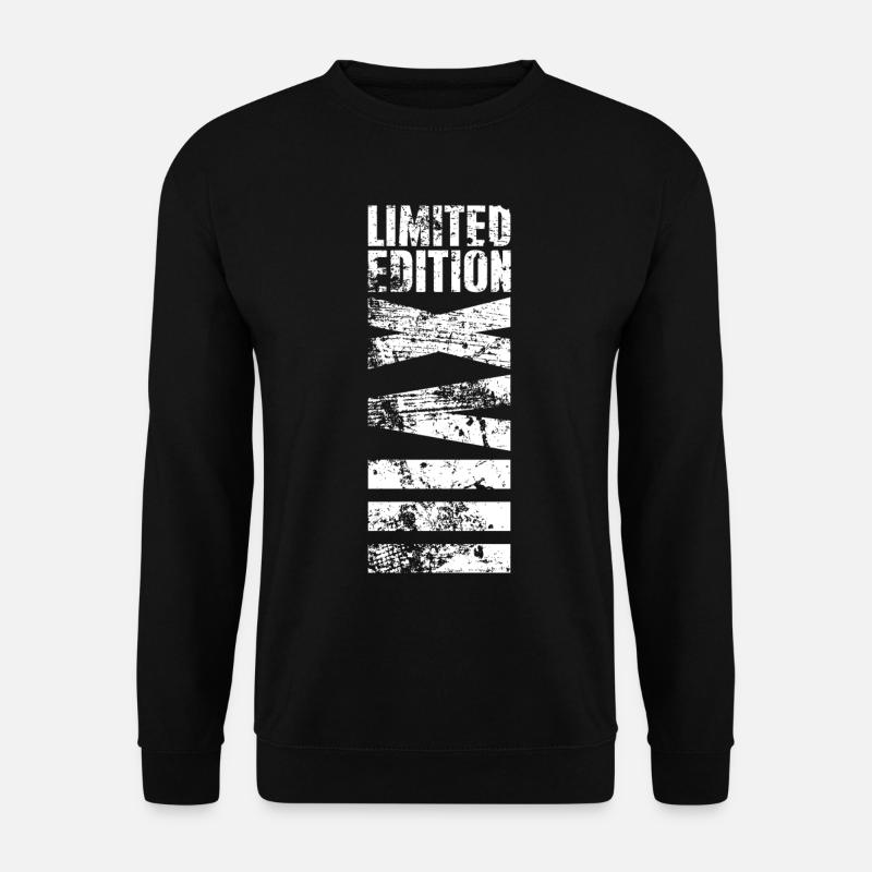 Limited Edition römische Zahlen 18. Geburtstag - Unisex Pullover - Schwarz