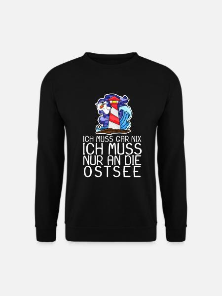 Ostsee Urlaub Geschenk - Unisex Pullover - Schwarz
