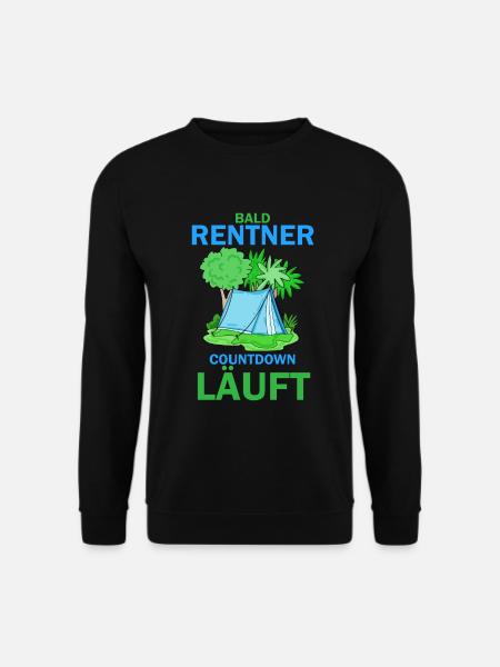 Rentner Countdown - Unisex Pullover - Schwarz
