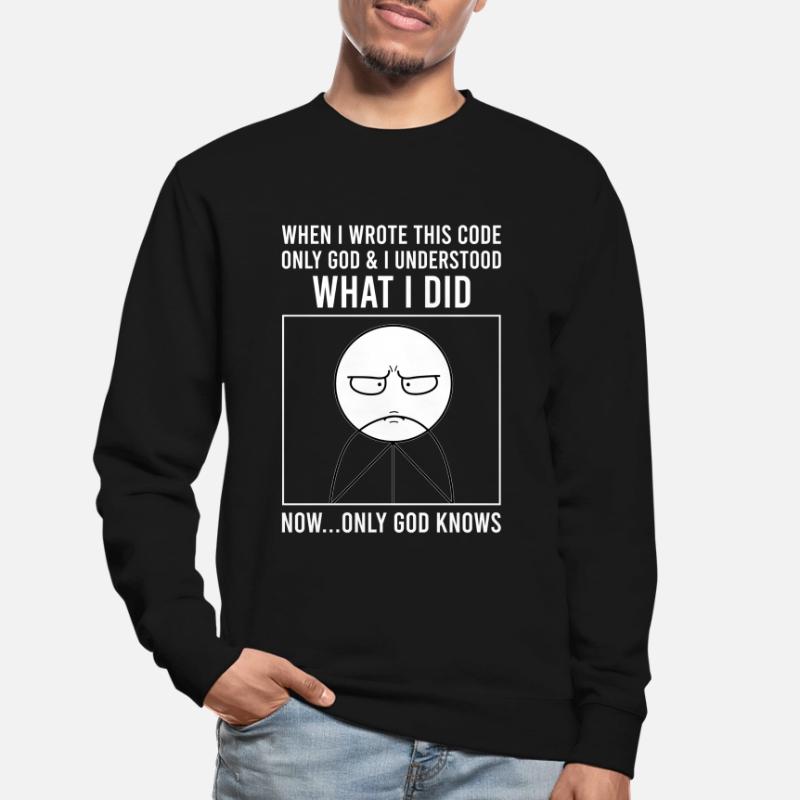 Programmierer Informatiker Softwareentwickler Meme Unisex Pullover