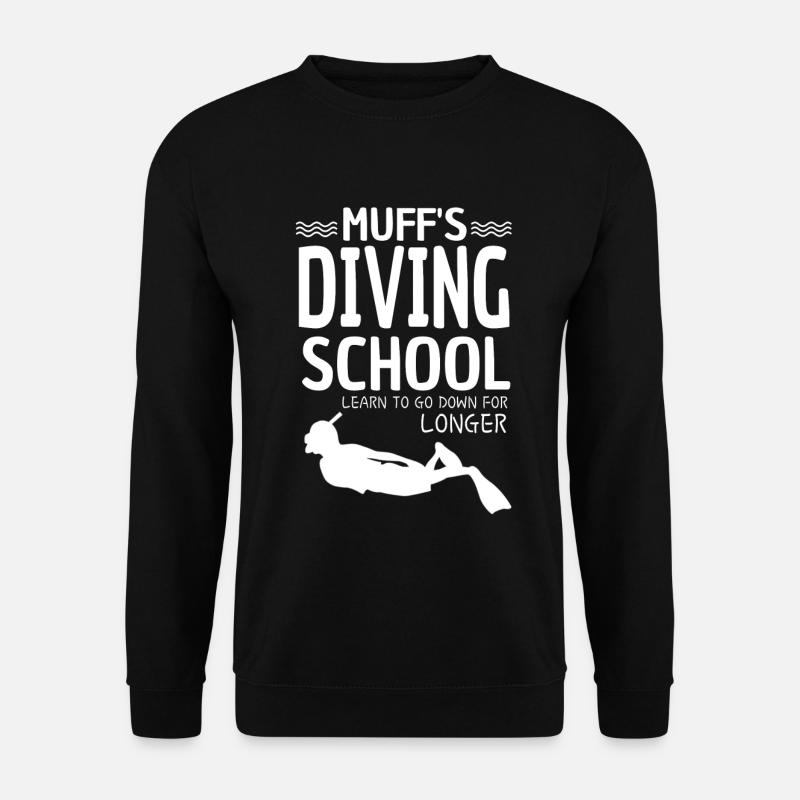Muff's diving school - Unisex Sweatshirt - black