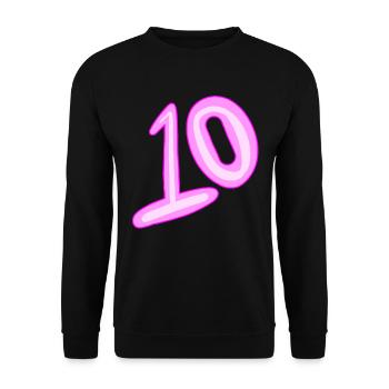 10 - Sweat-shirt Unisexe - noir - Devant - Alina (178cm) & Michal (187cm)