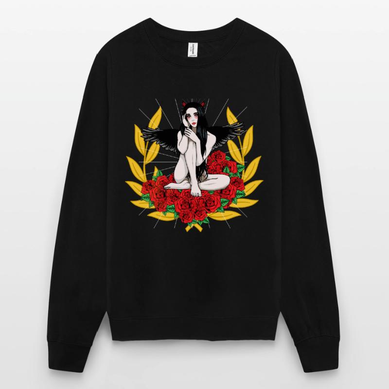 Devilish Devil Woman Satan's Roast Devil Unisex Sweatshirt
