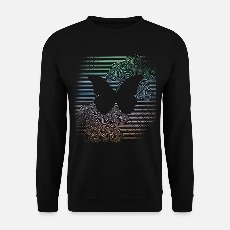 Schmetterling - Unisex Pullover - Schwarz