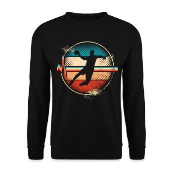 Handball - Sweat-shirt Unisexe - noir - Devant - Alina (178cm) & Michal (187cm)