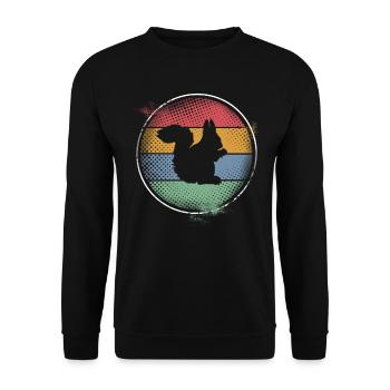 Squirrel - Unisex Sweatshirt - black - Front - Alina (178cm) & Michal (187cm)