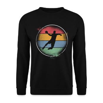 Handball - Sweat-shirt Unisexe - noir - Devant - Alina (178cm) & Michal (187cm)