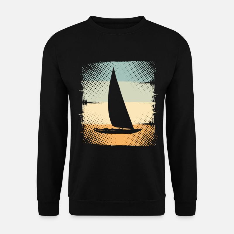 Segelschiff - Unisex Pullover - Schwarz