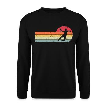 Handball - Sweat-shirt Unisexe - noir - Devant - Alina (178cm) & Michal (187cm)