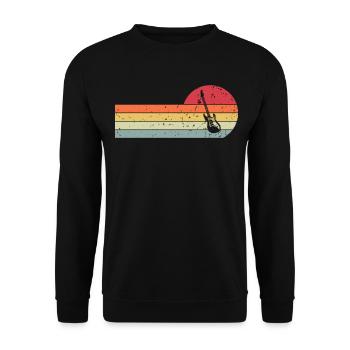 Guitare - Sweat-shirt Unisexe - noir - Devant - Alina (178cm) & Michal (187cm)