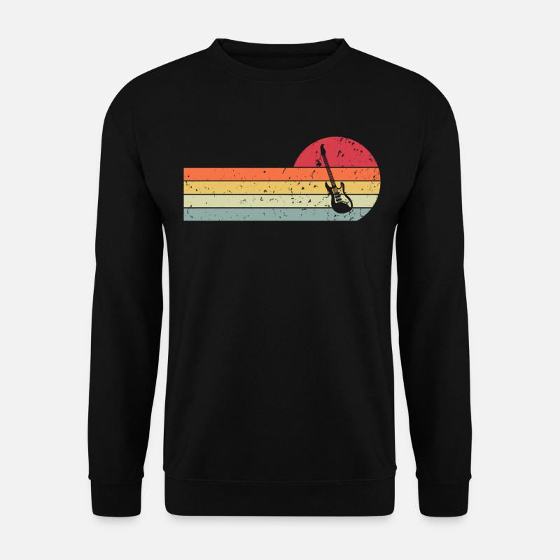Gitarre - Unisex Pullover - Schwarz