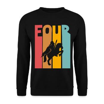 4 years Knight Children - Unisex Sweatshirt - black - Front - Alina (178cm) & Michal (187cm)