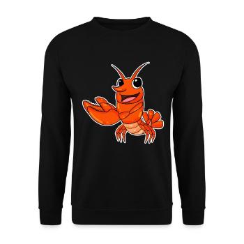 Homard - Sweat-shirt Unisexe - noir - Devant - Alina (178cm) & Michal (187cm)