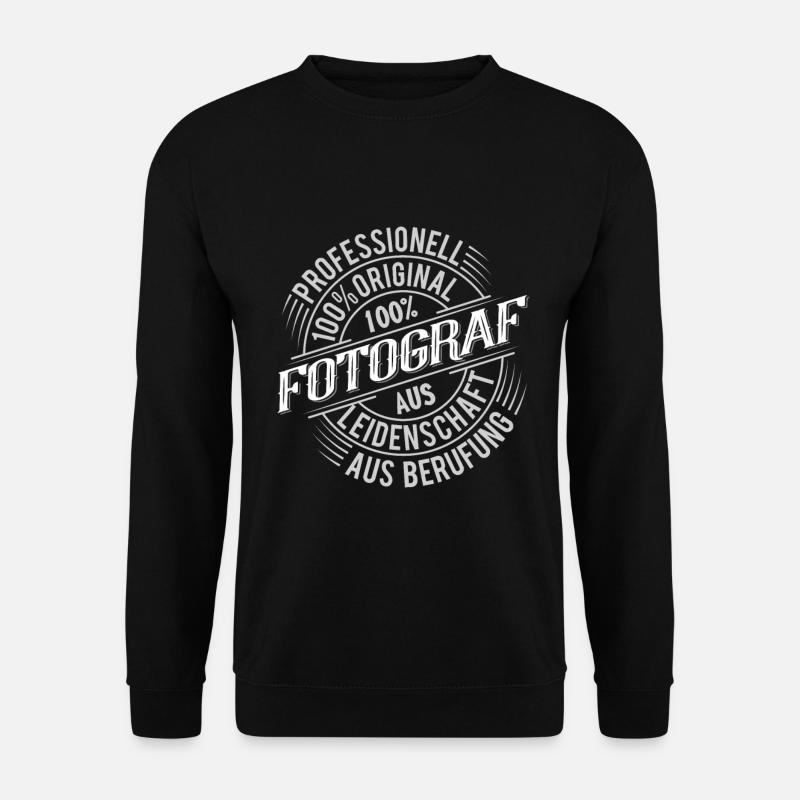 Fotograf - Unisex Pullover - Schwarz