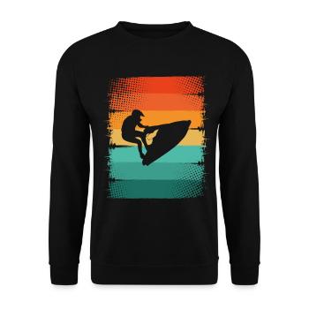 Jet ski - Sweat-shirt Unisexe - noir - Devant - Alina (178cm) & Michal (187cm)