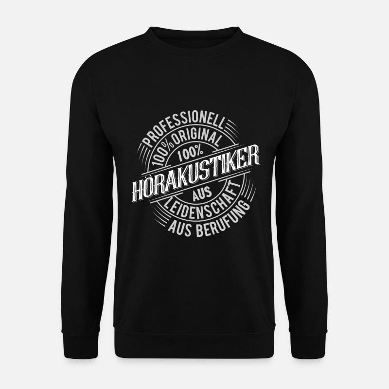 Hörakustiker - Unisex Pullover - Schwarz