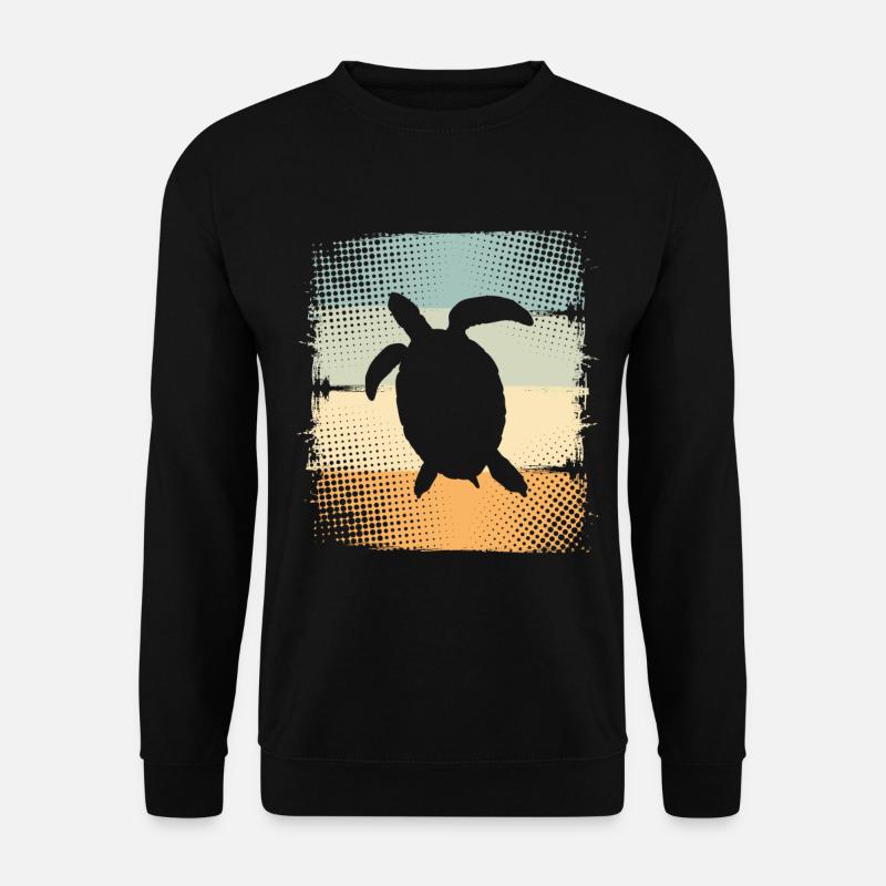 Schildkröte - Unisex Pullover - Schwarz