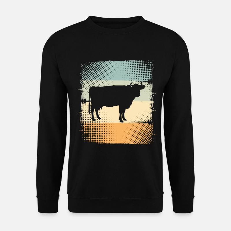 Kuh - Unisex Pullover - Schwarz