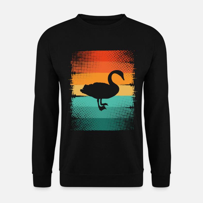 Swan - Unisex Sweatshirt - black