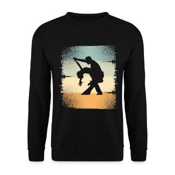 Tanzpaar - Unisex Pullover - Schwarz - Vorne - Alina (178cm) & Michal (187cm)