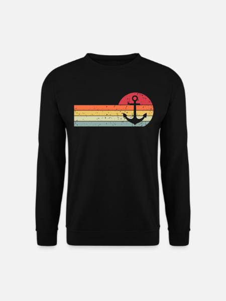 Ancre - Sweat-shirt Unisexe - noir