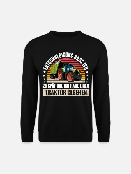 Entschuldigung Dass Ich Zu Spät Bin - Unisex Pullover - Schwarz