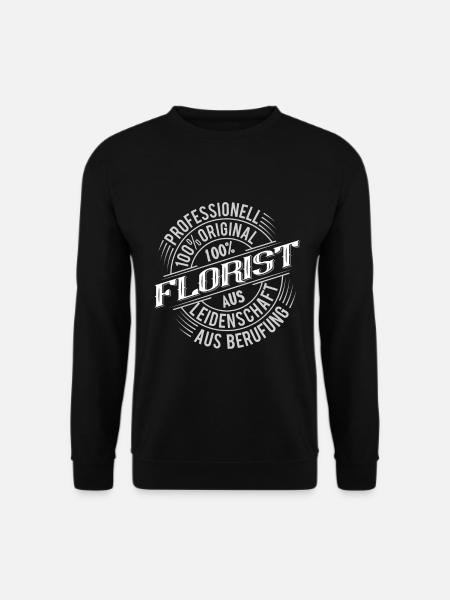 Florist - Unisex Pullover - Schwarz