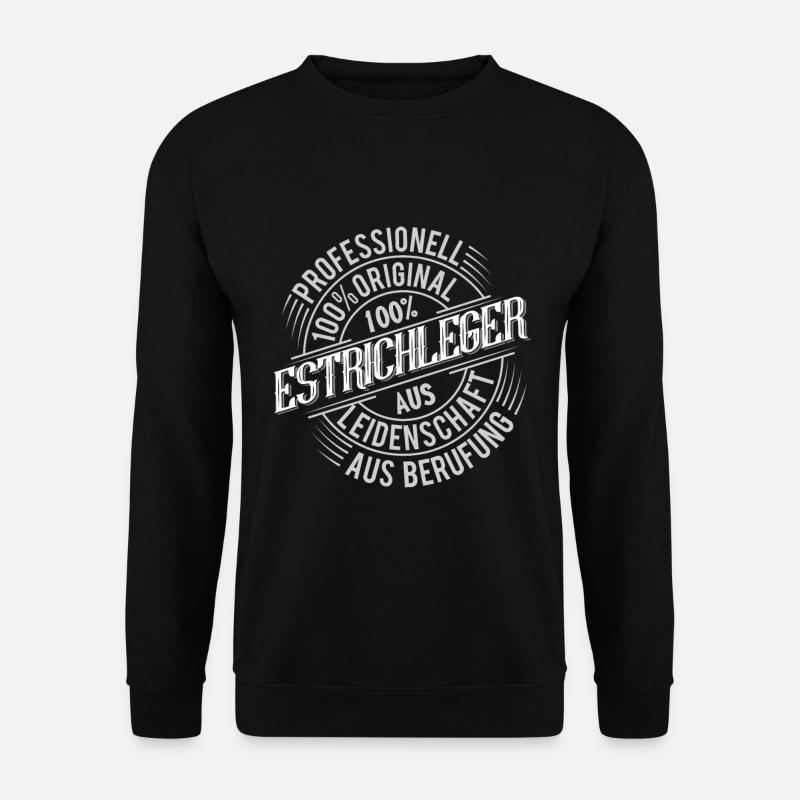 Estrichleger - Unisex Pullover - Schwarz