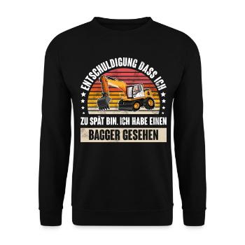 Bagger - Unisex Pullover - Schwarz - Vorne - Alina (178cm) & Michal (187cm)