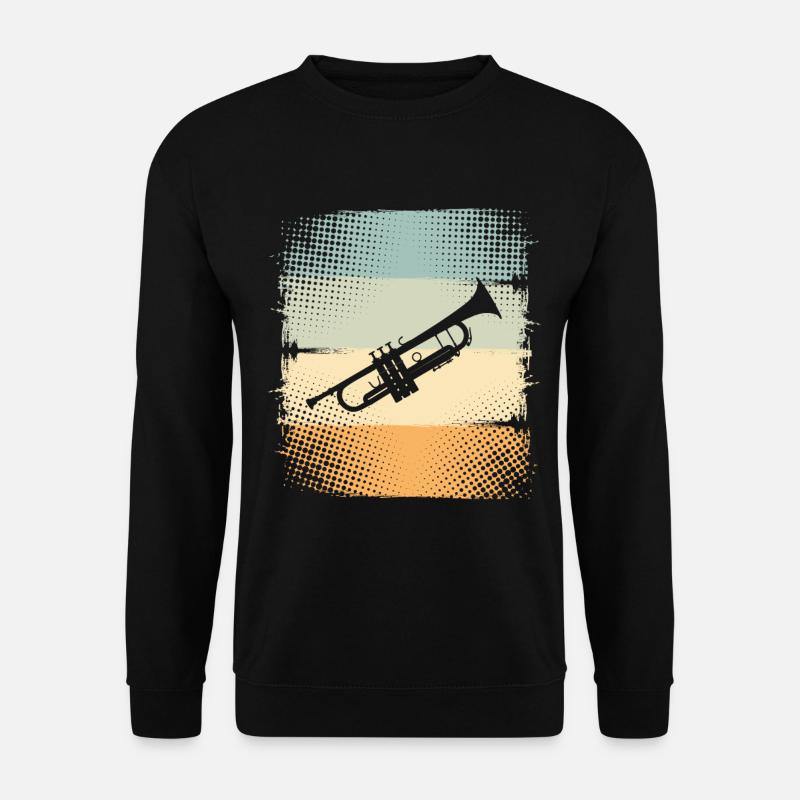 Trompete - Unisex Pullover - Schwarz