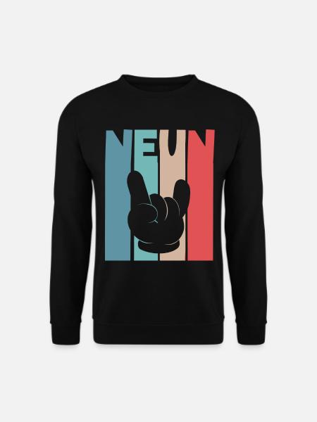 9. Geburtstag Endlich 9 Jahre - Unisex Pullover - Schwarz