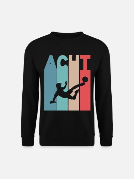 8 Jahre Kinder 8. Geburtstag Fußball - Unisex Pullover - Schwarz