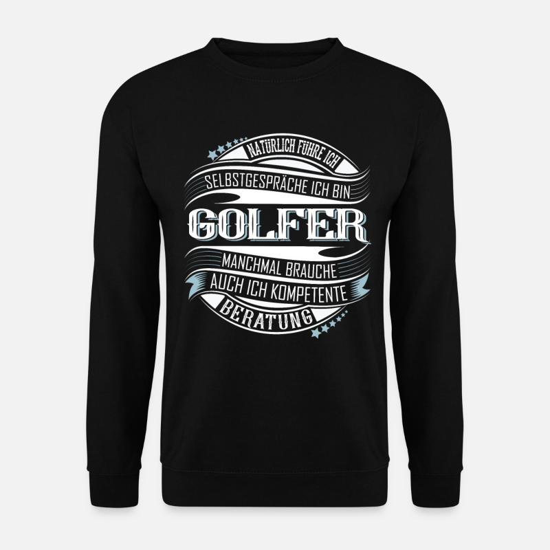 Golfer Golf - Unisex Pullover - Schwarz