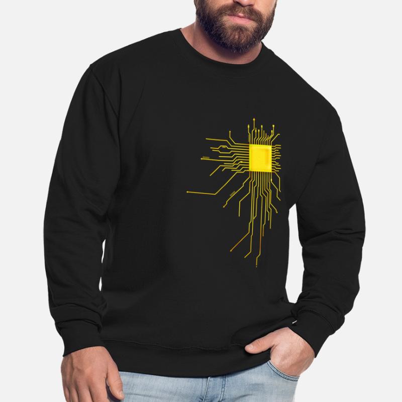 platine Core cpu Computer Nerd Programmierer admin Unisex Pullover