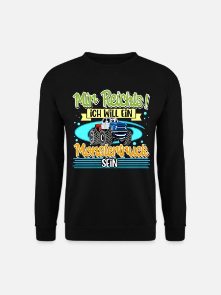 Monstertruck - Unisex Pullover - Schwarz