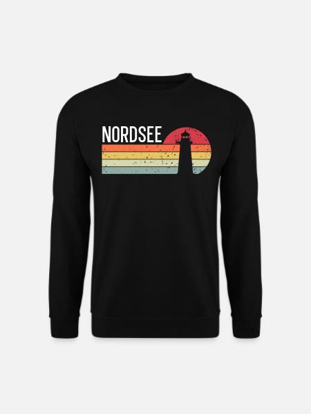 Nordsee - Unisex Pullover - Schwarz